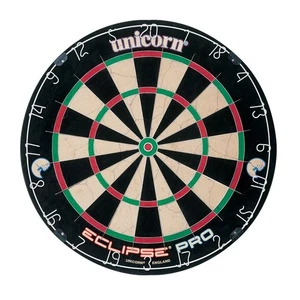 Unicorn Eclipse Pro Dartboard + Striker Dart Board Surround Darts Bundle - Picture 1 of 2