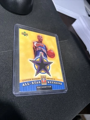 2004-05 Upper Deck All-Star Weekend Jerseys Stephon Marbury #ASW-SM - Image 1 of 2