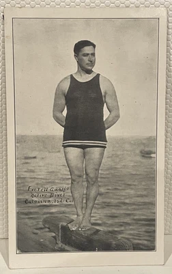 Everett Adargo Native Diver Catalina Island, Ca DB 1920-1930 - Image 1 of 2