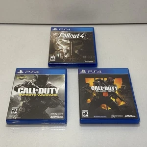 PlayStation 4 Game Bundle - 3 Pre-Owned Titles - Free Shipping - Picture 1 of 11