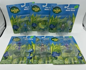 Disney Pixar A Bug's Life Die Cast Metal Figures Complete Set of 6 Sealed - Picture 1 of 9