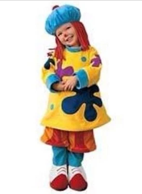 New Disney Toddler Girl XXS 2T 3T JoJo Clown Circus Halloween Costume Complete - Image 1 of 4