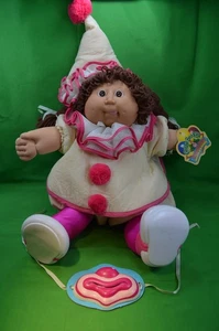 Original Cabbage Patch Circus Kids 1985 Brunette Clown W/ Mask & Costume - Picture 1 of 7