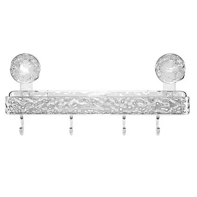 Estantería de almacenamiento ligera y sin troquelados de estilo de lujo, estantería con ventosa E6Z2 - Imagen 1 de 4