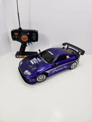 Super Drift Radio Control Toyota Supra  EZTEC 1:14 Untested  - Image 1 of 4