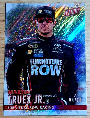 Martin Truex Jr. /10 🍀- 2016 Panini Black Friday - Refractor - Nascar - Image 1 of 3
