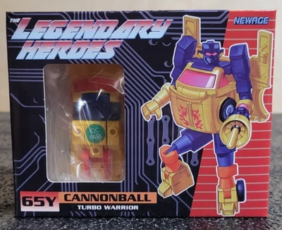 Newage Legendary Heroes H65Y Cannonball - Figura Turbo Warrior Foto 1 de 4