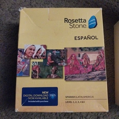 Rosetta Stone Spanish (Latin America) Level 1-5 Set Complete 6 Disc CD  - Image 1 of 4