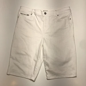 International Concepts Denim Shorts Size 10 Fit Bermuda Jean Natural Fit Cotton - Picture 1 of 16