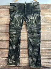 Robins Jeans Acid Wash Mens Size 44x33 Slim Biker USA Made