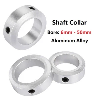 Anillo de ajuste anillo de eje anillo de sujeción anillos de sujeción ejes de 6 mm a 50 mm aleación de aluminio - Imagen 1 de 4