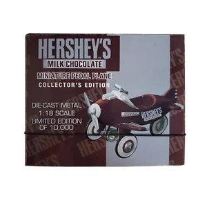 NUEVO plano de pedal miniatura Hershey's escala 1:18 fundido a presión edición limitada 10.000 - Imagen 1 de 12