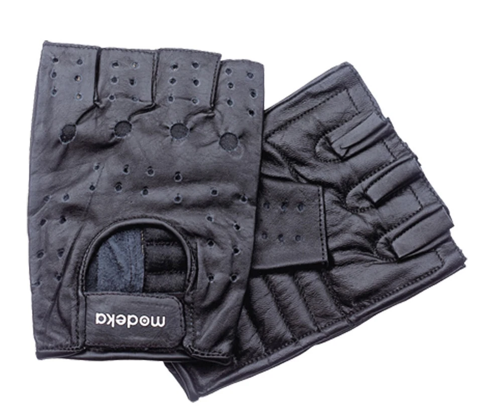 Fingerlose Handschuhe Modeka Highway Leder Choppherhandschuhe  - Bild 1 von 1