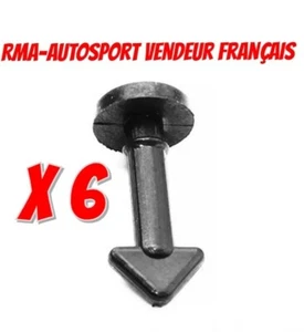 6X Clips Fixation Cache Moteur Peugeot 207 307 407 607 Citroen C4 1.8 2.0 16V - Imagen 1 de 4