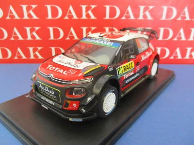 Die cast 1/24 Modellino Auto Citroen C3 WRC Rally RACC Catalunya 2018 S. Loeb - Immagine 1 di 4