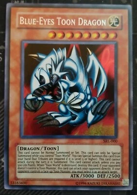 Blue Eyes Toon Dragon SRL-000 Secret Rare Unlimited Edition Yugioh NM - Image 1 of 2