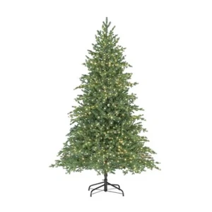 7.5 ft. Pre-Lit LED Elegant Grand Fir Artificial Christmas Tree T29 - Picture 1 of 2