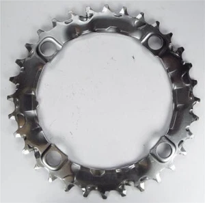 SHIMANO 32T - 8 SPEED - IG M-32 - 104MM BCD - SILVER STEEL - CENTER CHAIN RING - Picture 1 of 1