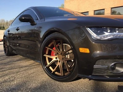 22" FERRADA FR2 BRONCE MATE CÓNCAVO PARA AUDI D5 A8 S8 A7 S7 22X9 2004 - PRESENTE Foto 1 de 4