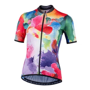 Nalini Turin 2006 Women's Cycling Jersey - Multicolor with Flowers Small - Picture 1 of 1