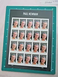 SELLO SCOTT #5020 FOREVER PAUL NEWMAN ~ HOJA COMO NUEVO SELLOS FOREVER 20 NH - Imagen 1 de 3