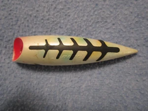 Vintage Luhr Jensen J-Plug 4 3/4" salmon plug fishing lure good used condition. - Picture 1 of 7