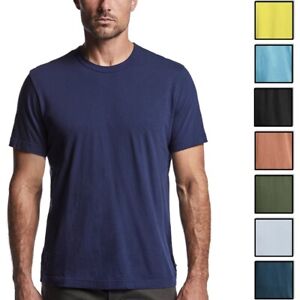 James Perse Men's Lightweight Soft Cotton Short Sleeve Crew Neck Tee T-Shirt