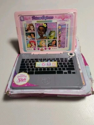 ¡Laptop Colección Estilo Princesa Disney con Música Sonora! Portátil Toy Pretend Foto 1 de 4