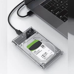 Externe 6TB Festplattengehäuse USB 3.0 für 2,5-Zoll SATA-I/II/III-HDD SSDs, UASP - Afbeelding 1 van 12