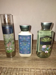Fresh Jungle Rain Bath & Body Works Mist Lotion Shower Gel Set of 3 - Picture 1 of 4