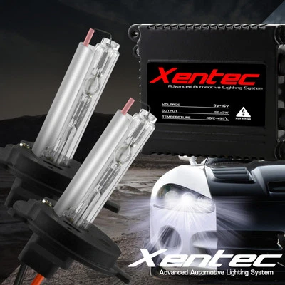 55W 9006/HB4 Headlight Xenon Bulbs & AC Slim Ballasts HID Kit 8000K Light Blue - Image 1 of 4