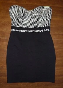 SILENCE + NOISE/ANTHROPOLOGIE - STRETCH-KNIT BODY-CON STRAPLESS DRESS - MISSES M - Picture 1 of 3