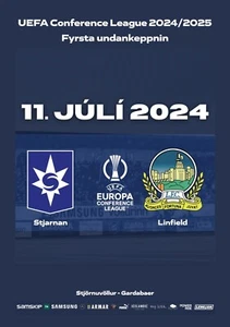 STJARNAN Iceland v LINFIELD Belfast Northern Ireland 11 July 2024 ECL FAN edit - Picture 1 of 1