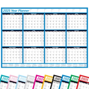 Calendario planificador del año 2025 gráfico de pared calendario anual + 200 puntos gratis✔A3 talla grande - Imagen 1 de 102