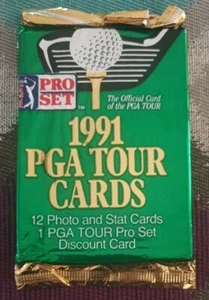 Pro Set 1991 PGA Tour Golf Trading Cards Sealed Packs - Picture 1 of 2