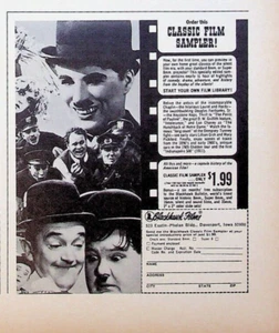 1971 Blackhawk Films Classic 16mm 35mm Movies Vintage Print Ad Davenport Iowa - Picture 1 of 1