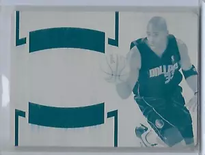 2017-18 National Treasures 1/1 plate cyan ANTAWN JAMISON Dallas Mavericks - Picture 1 of 2