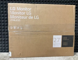 LG 27" LED LCD Monitor 1080p 27BL650C-B ✅❤️️✅❤️️ NEW! OPEN BOX! ✅❤️️✅❤️️ - Picture 1 of 8