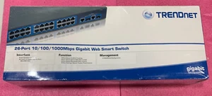 TRENDnet TEG-224WS+ H/W:A1.1R 26-Port 10/100/1000Mbps Web Smart Switch - Picture 1 of 5