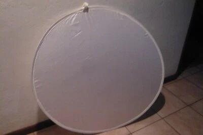 Reflector de luz sedosa blanca plegable 36", ¡NUEVO! Foto 1 de 2