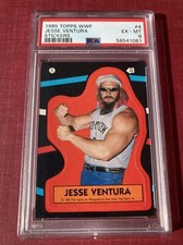 JESSE the body VENTURA 1985 TOPPS WWF STICKERS graded card PSA 6 #4 wrestling 