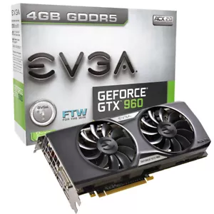 EVGA GeForce GTX 960 4GB FTW Gaming ACX 2.0+ - Picture 1 of 9