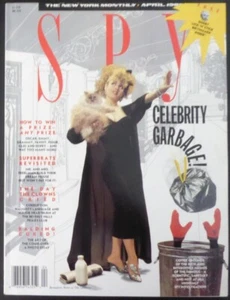 Spy Magazine April 1989 - Bernadette Peters No Address Label - Imagen 1 de 3