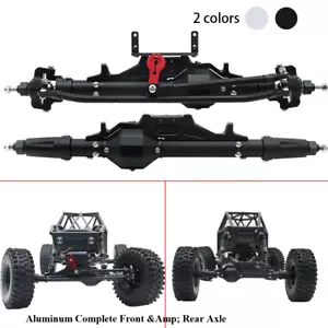 Eje delantero y trasero de aluminio CNC para 1/10 RC Crawler Rock Racer Axial Wraith 90018 - Imagen 1 de 18