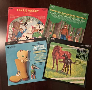 Album Lot 4 RCA  Records UNCLE WIGGILY And His Friends, Ballad Of Smokey Bear, + - Picture 1 of 12