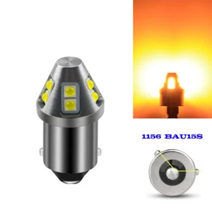 2x 1156 BAU15S PY21W LED Bulb 12V Stop Parking Fog Reverse Warning Light AMBER - Bild 1 von 7