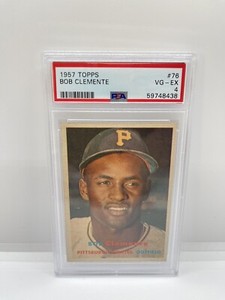 1957 Topps Roberto Clemente PSA 4  #76