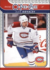 2009-10 O-Pee-Chee Canadiens Hockey Card #181 Alex Kovalev
