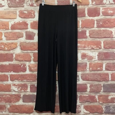 Pantalones de trabajo informales florales negros lisos pequeños 89th & Madison para mujer Foto 1 de 4