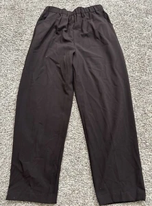 Briggs NY Womens Size 12P (Meas 28 X 26) Brown Elastic Waist Pull-On Pants - Picture 1 of 8